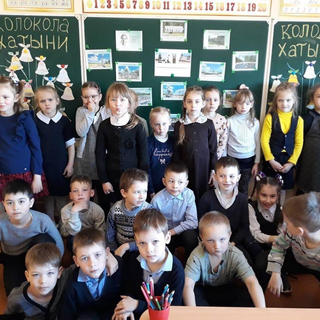 Единый урок «О чем звонят колокола Хатыни» прошел в Дещенской школе