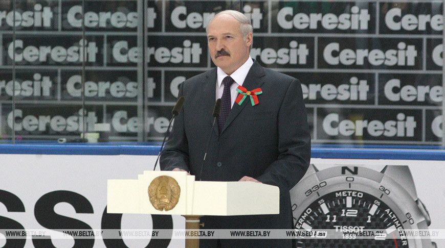 Во время чемпионата мира по хоккею, 2014 год