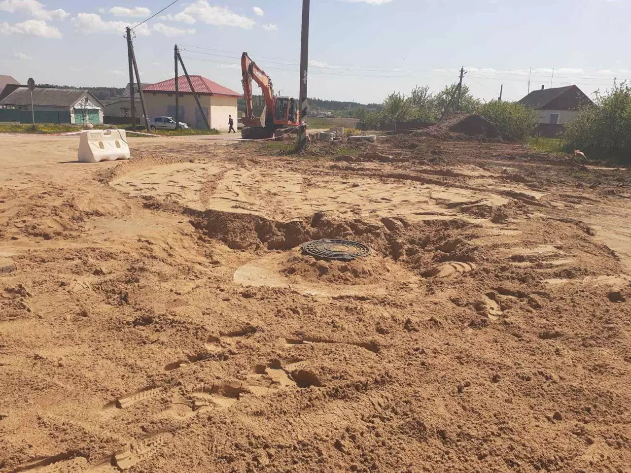 Завершено устройство сетей водоснабжения в районе индивидуальной застройки « Заречный» в Узде - Чырвоная Зорка