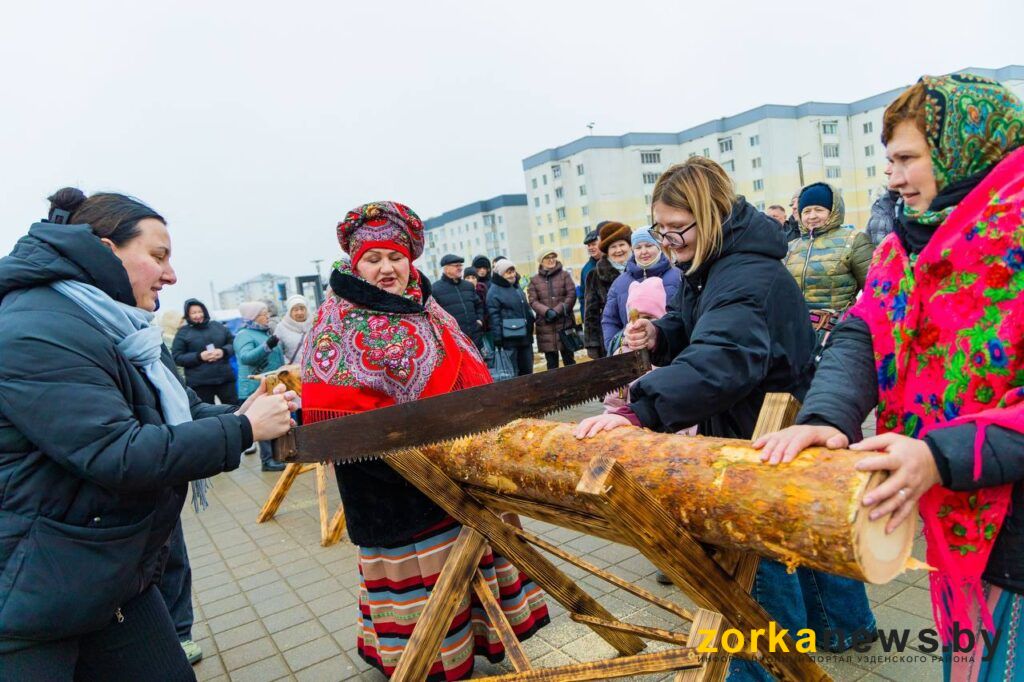 конкурс по распилу бревна