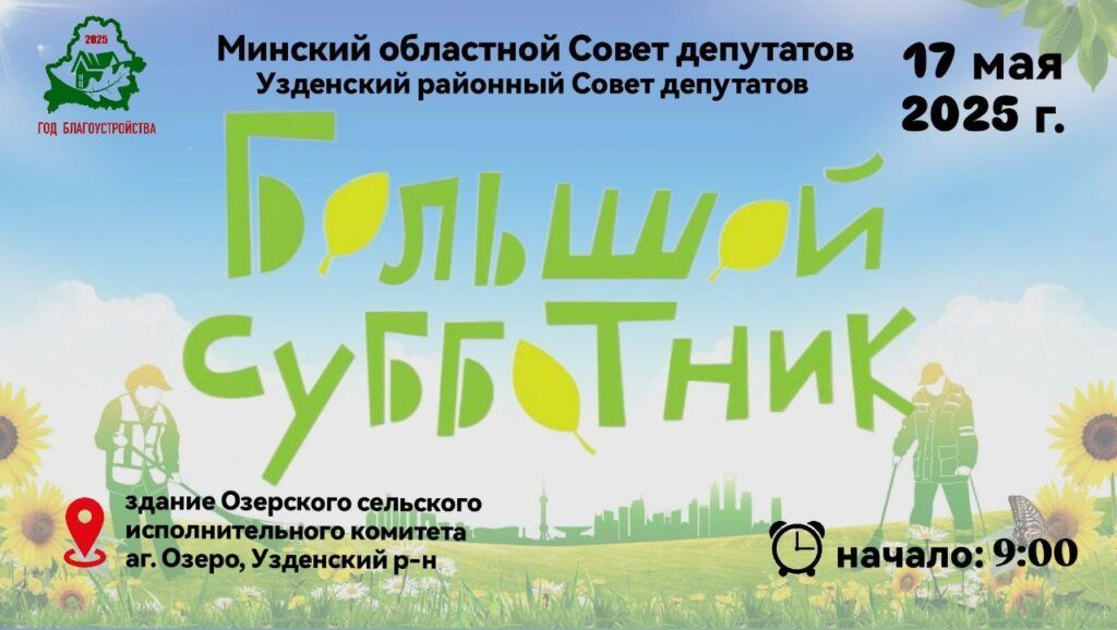Субботник в Озеро. Кто объединит усилия для чистоты и порядка в агрогородке