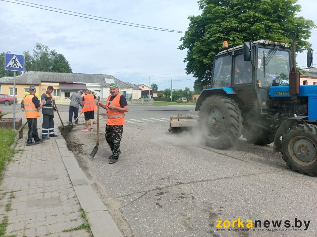 Дорожные обновления в Узде: где еще появился новый асфальт