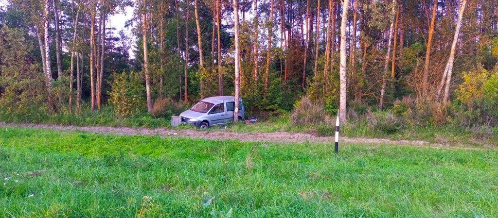 Авария в Узденском районе: водитель не справился с управлением и съехал в кювет
