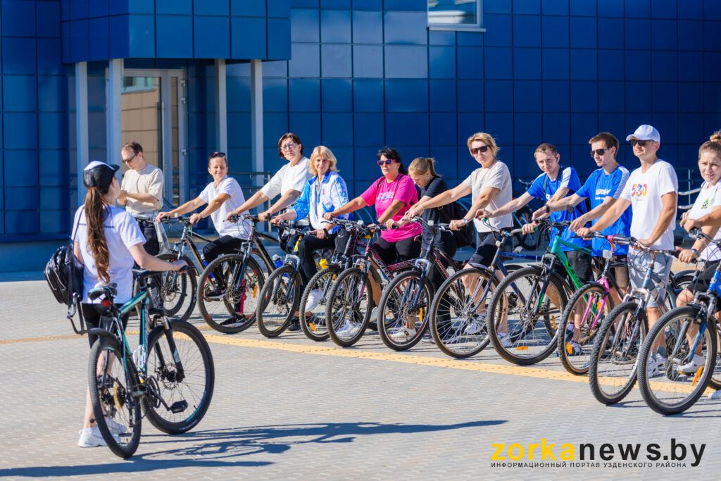 участники велопробега