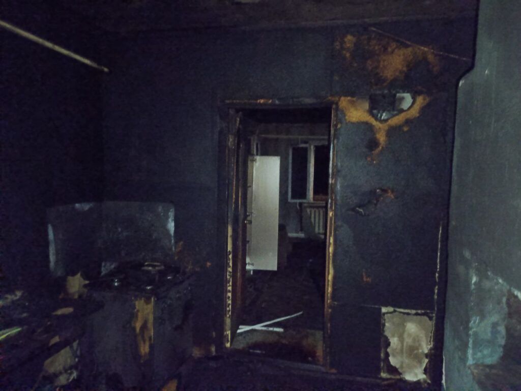 после пожара