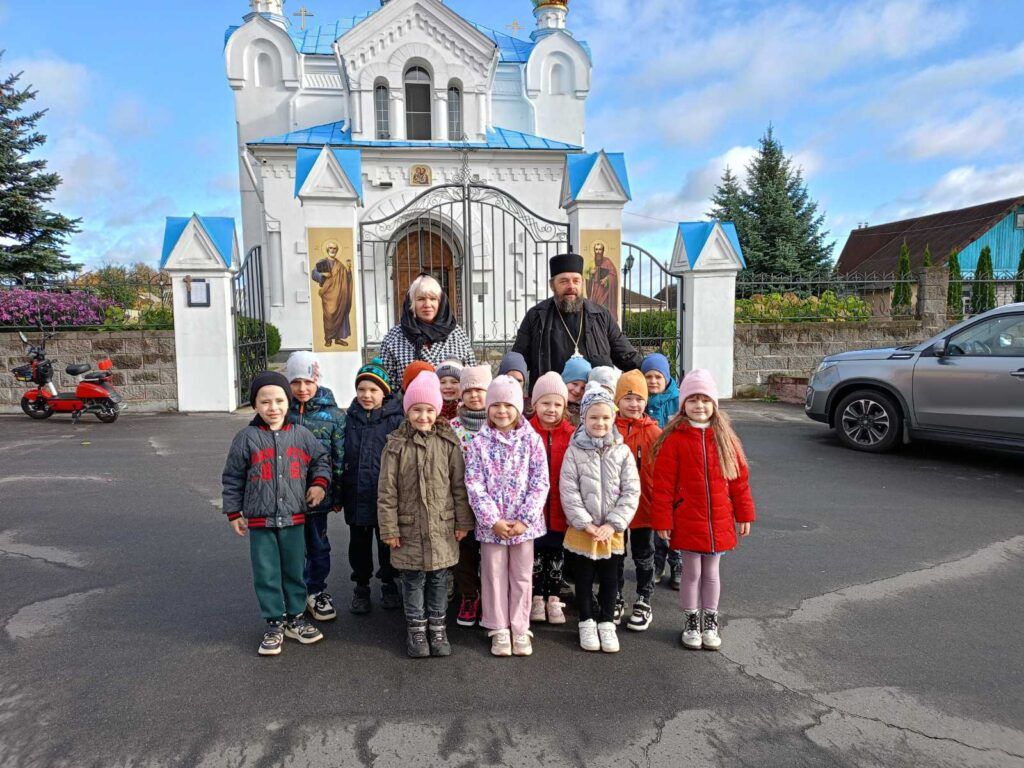 Воспитанники детского сада №2 посетили храм в Узде