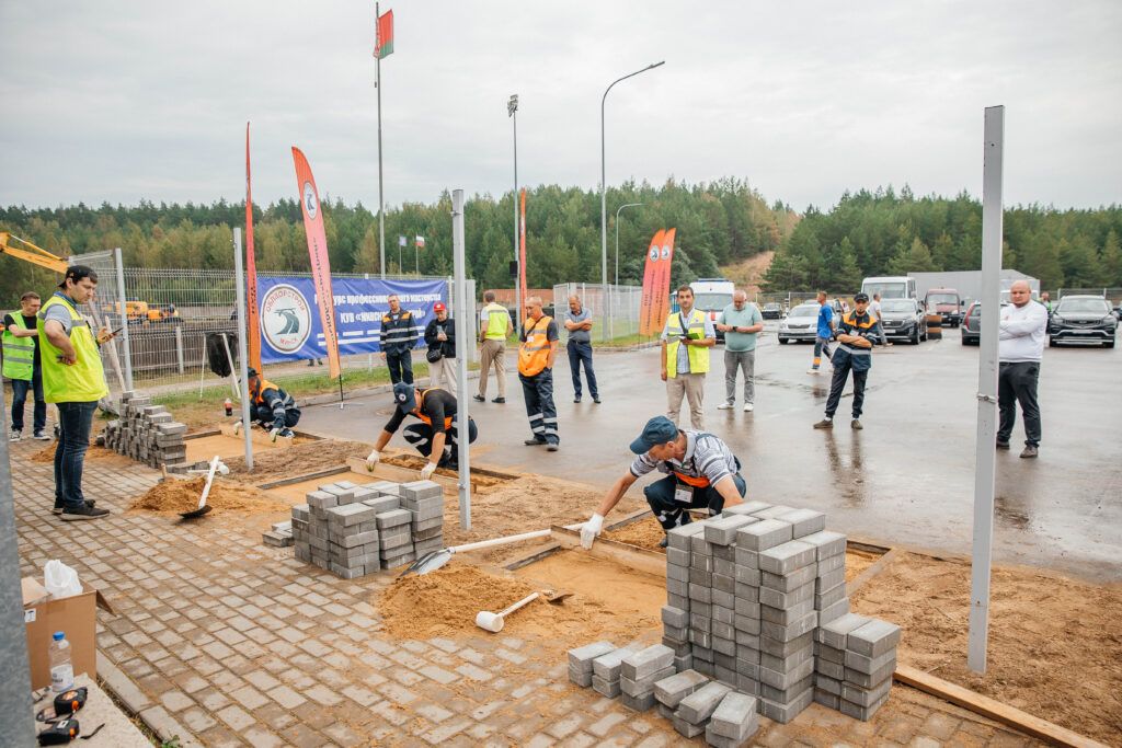 укладка дорожки