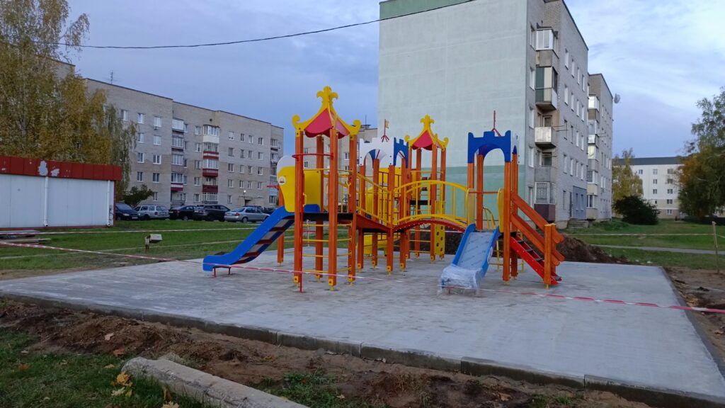 Новая игровая площадка для детей появилась в Узде