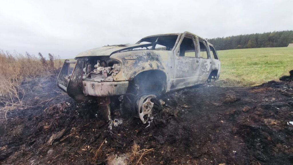 Автомобиль сгорел в Узденском районе