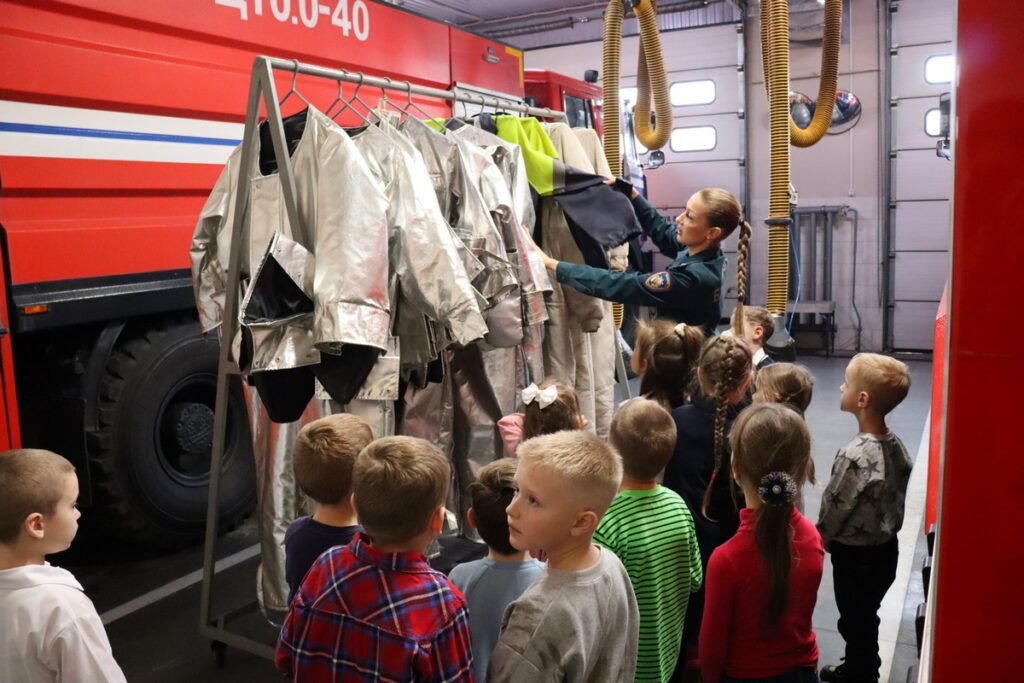 в пожарной части