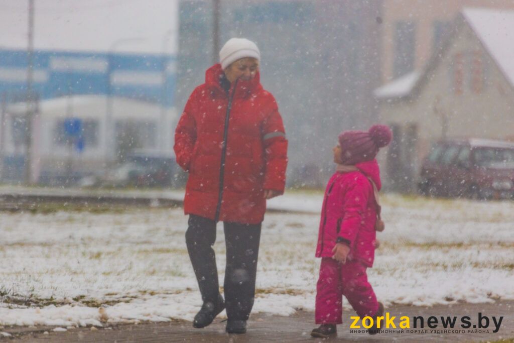 Зимние кадры. Ноябрьский снег в объективе фотожурналиста «Чырвонай зоркi»