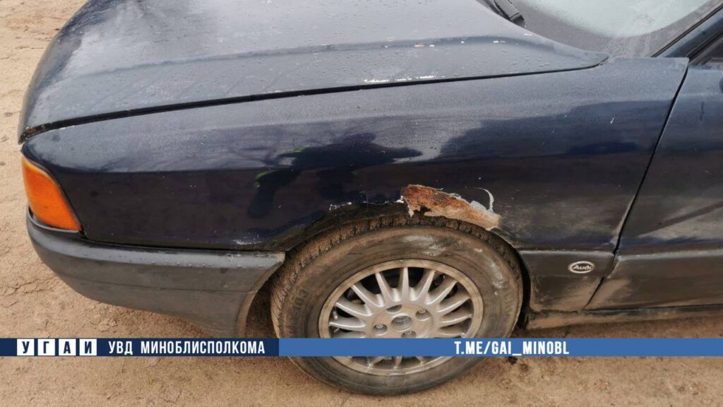 вмятина на крыле