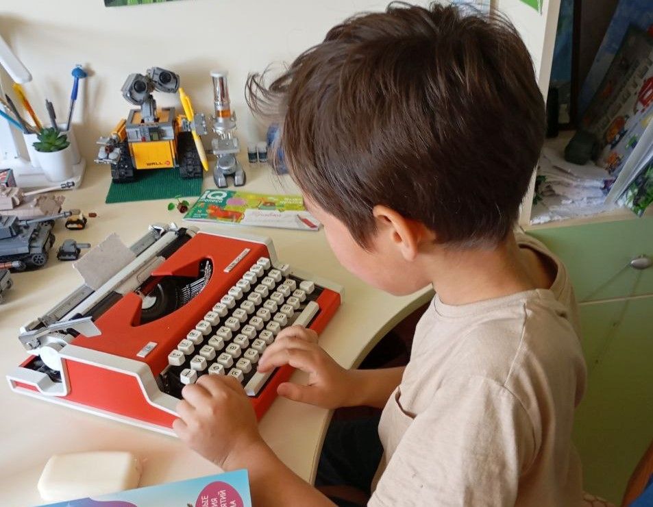 детская печатная машинка