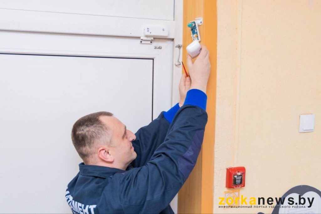 установка охранной сигнализации