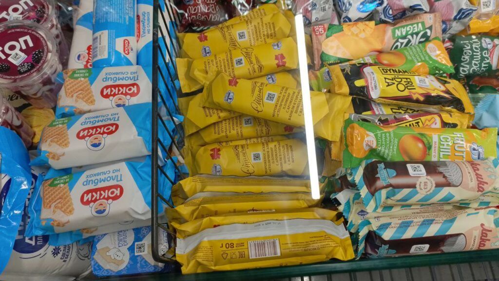 мороженое в Евроопте