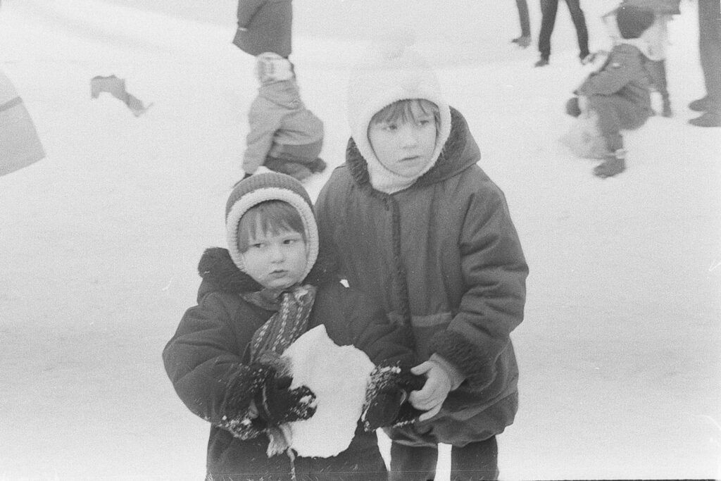 Ретрофото. Будет снеговик