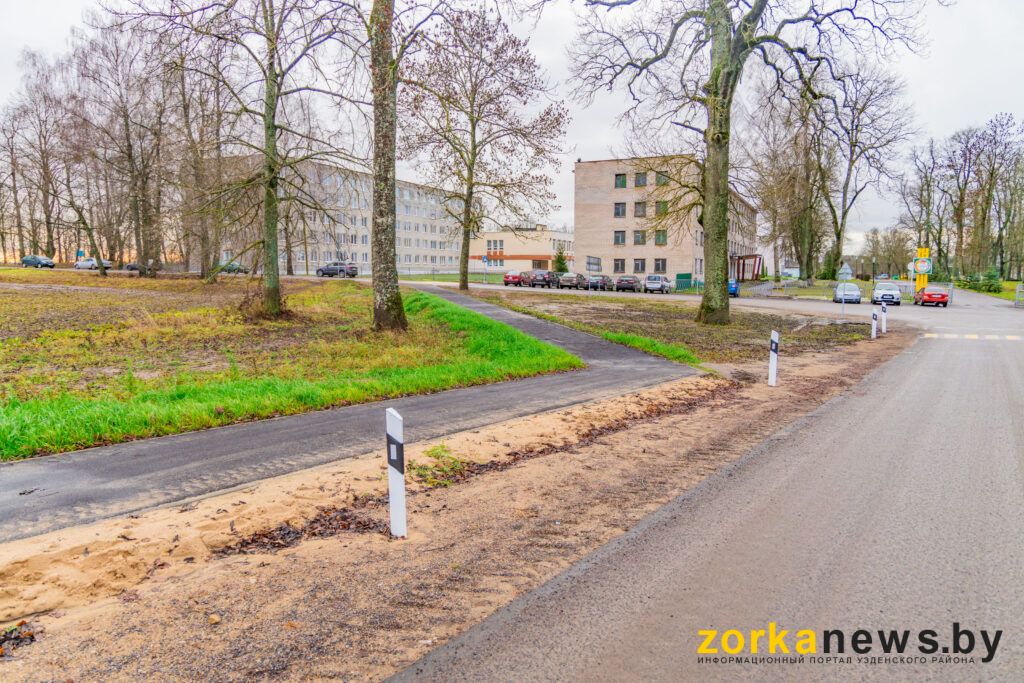 Новая пешеходная дорожка появилась возле Узденского колледжа