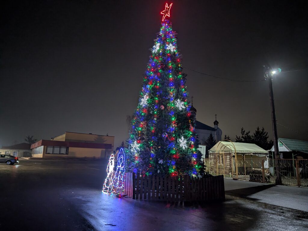 елка в городе