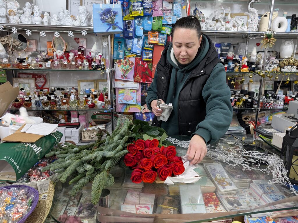 сборка букета