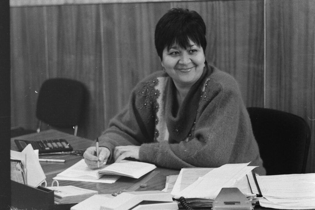 Ретрофото. На рабочем месте. Белагропромбанк