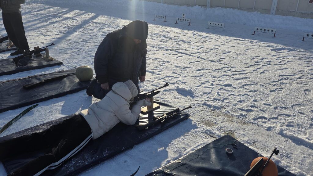 Школьники Узды готовятся к финальной гонке «Снежного снайпера»