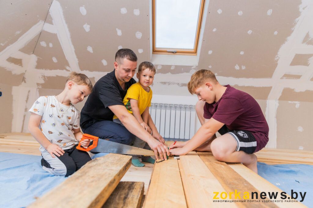 отец с сыновьями