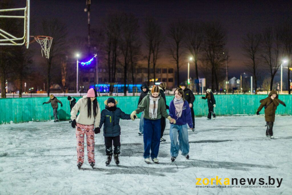 вечерние катания на коньках