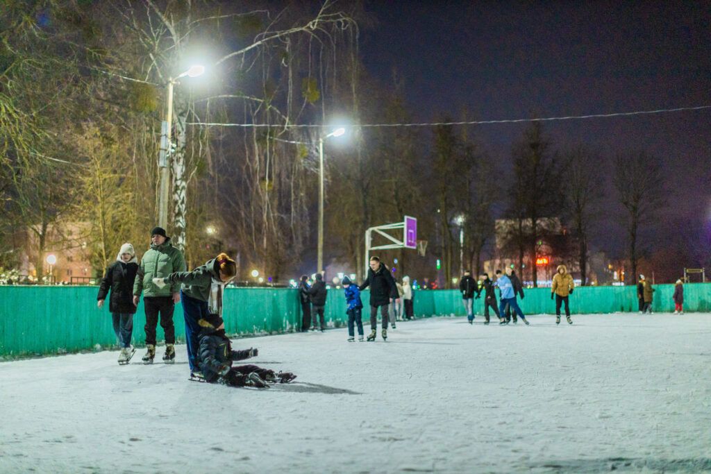 катание на льду