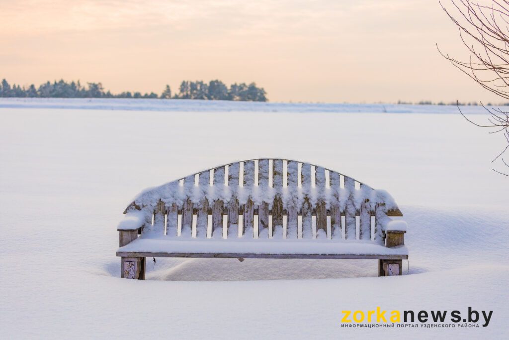 Зима за городом. Снежные пейзажи в объективе фотожурналиста «Чырвонай зоркі»
