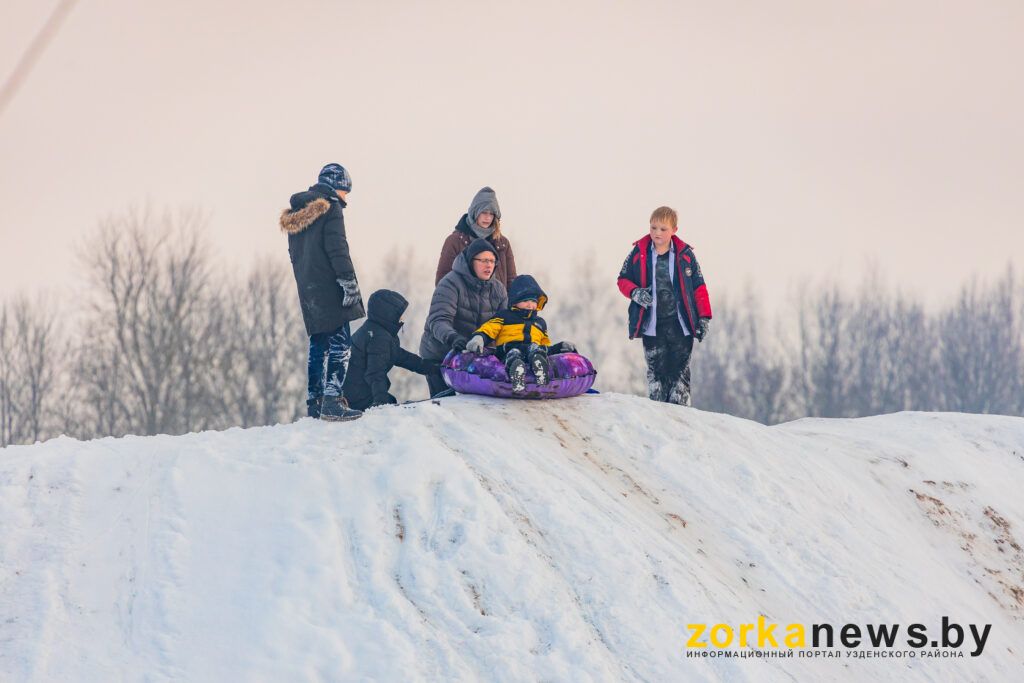 катание на тюбингах