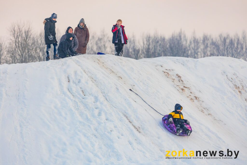 катание с горки