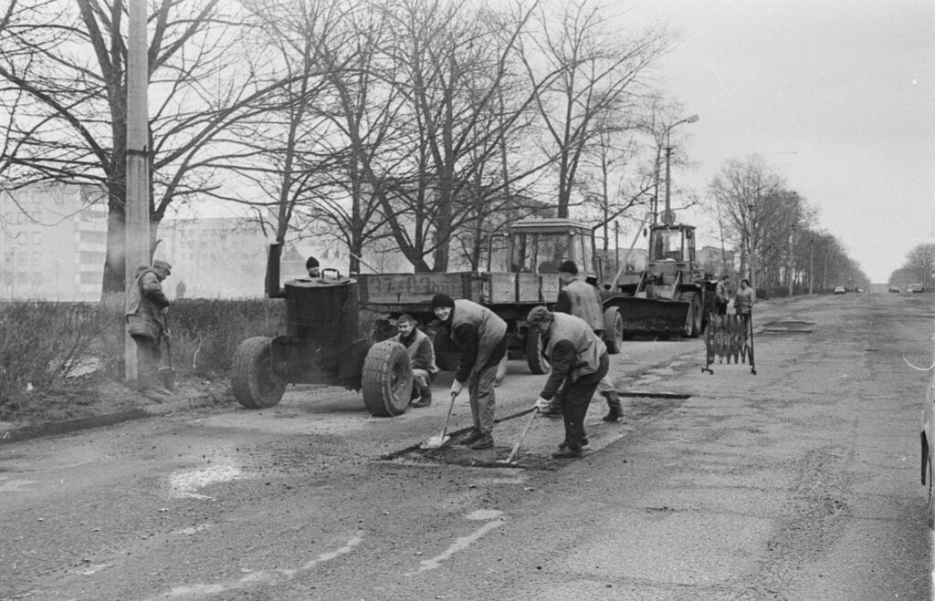 Ретрофото. Мастера ровной дороги