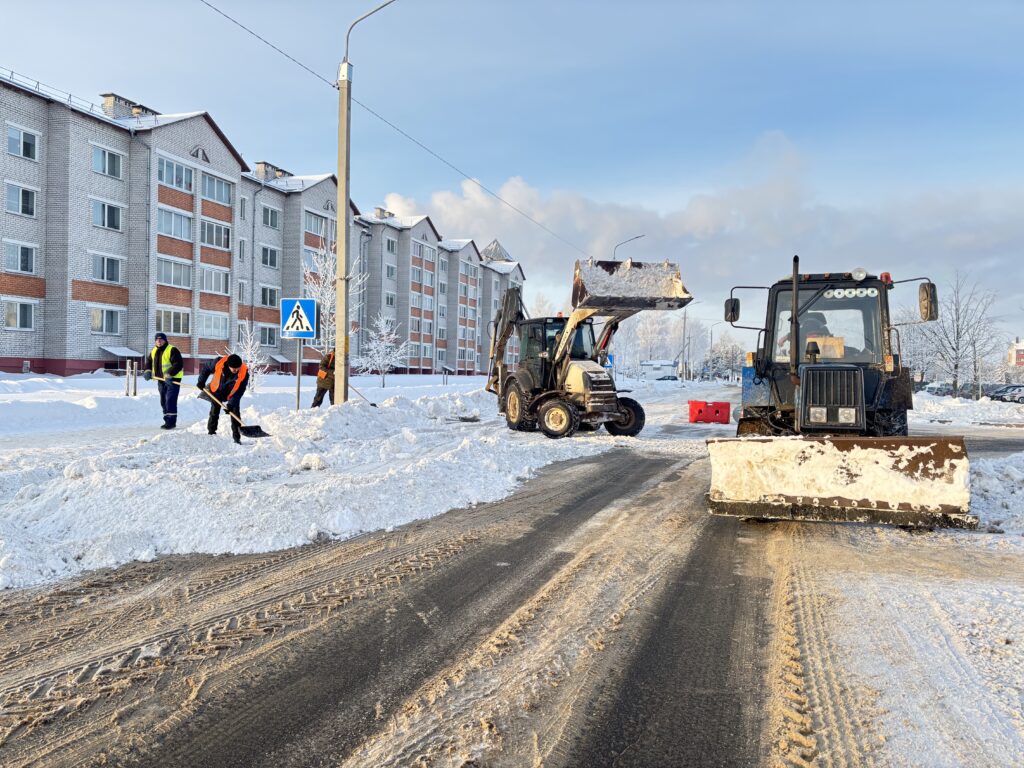 уборка снега с дорог