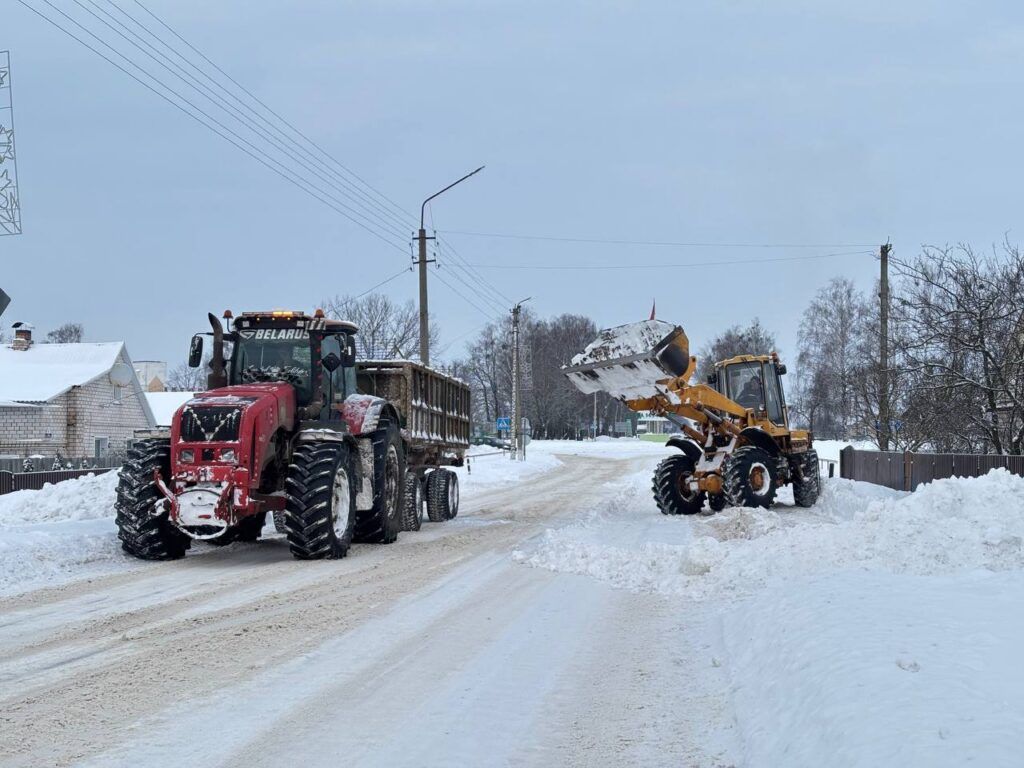 расчистка дорог от снега