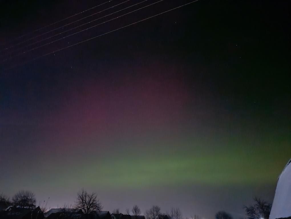 Северное сияние наблюдали жители Узды