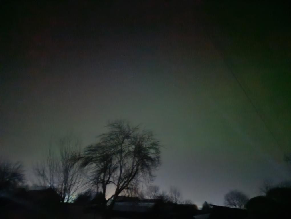 зеленое небо в Узде