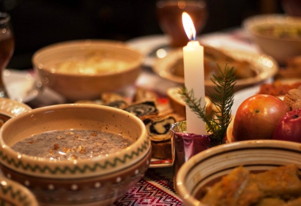 стол на сочельник