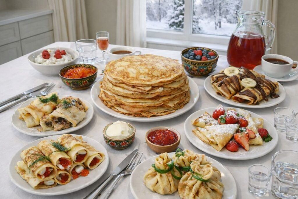 Что положить в блины на Масленицу: лучшие начинки от узденского повара