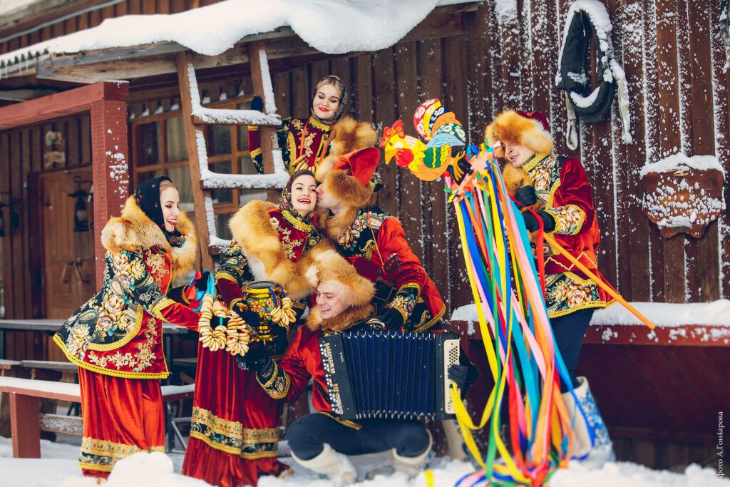 веселье на Масленицу