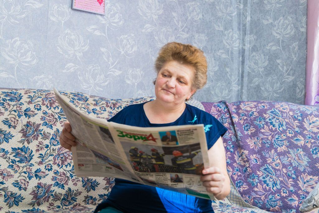 Ни дня без газеты. Почему жительница Слободы выбирает «Чырвоную зорку»