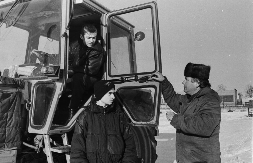Ретрофото. Будущие трактористы
