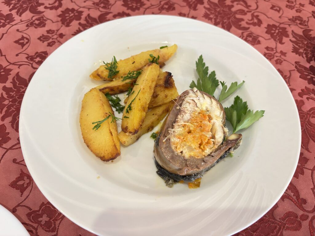 рулет из скумбрии