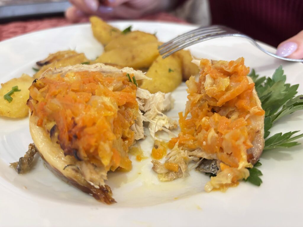 рыба с овощами