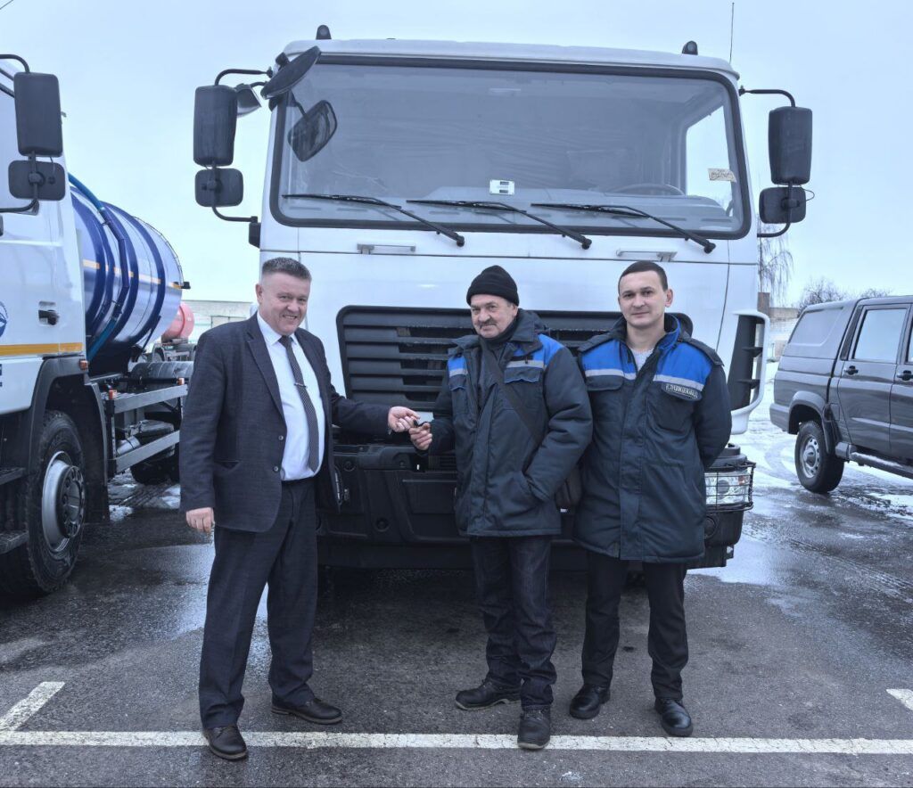 Новый МАЗ получил Узденский водоканал