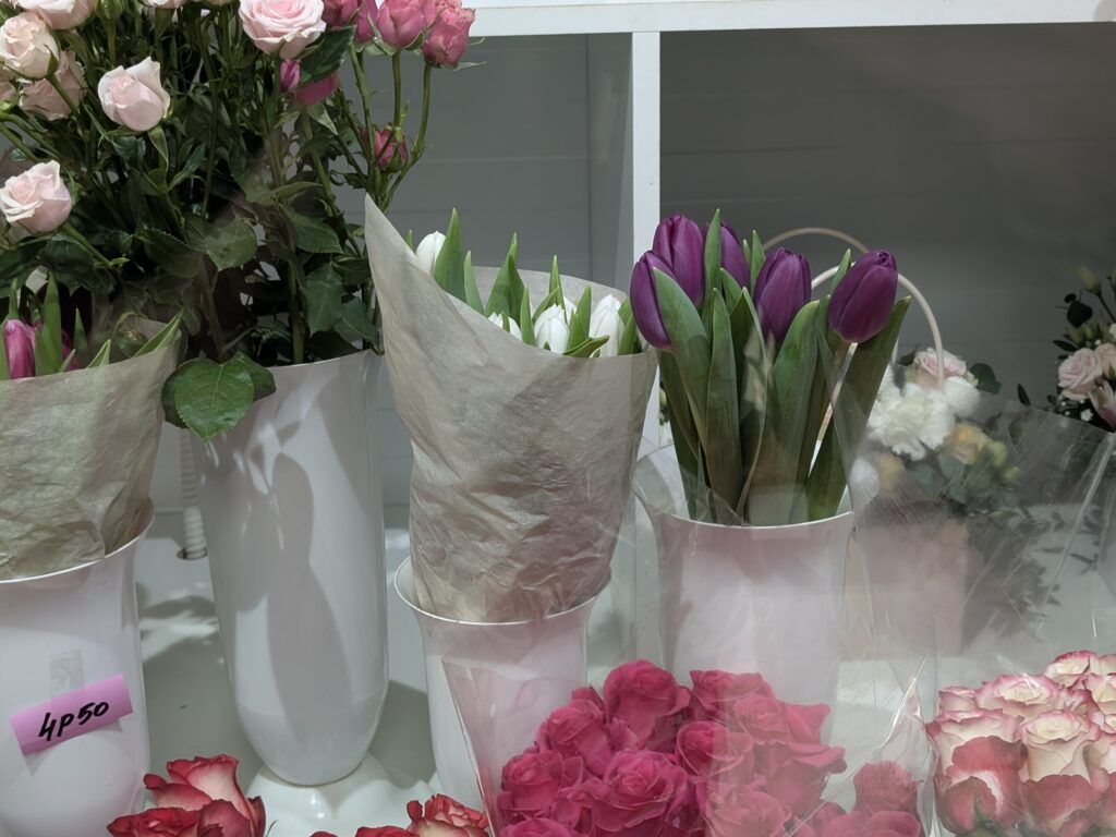 Тюльпаны в магазине на ул. Пашкевича
