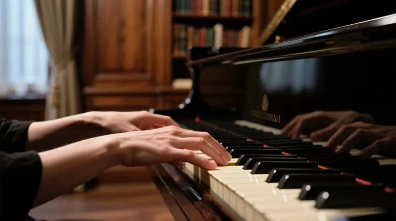игра на фортепиано