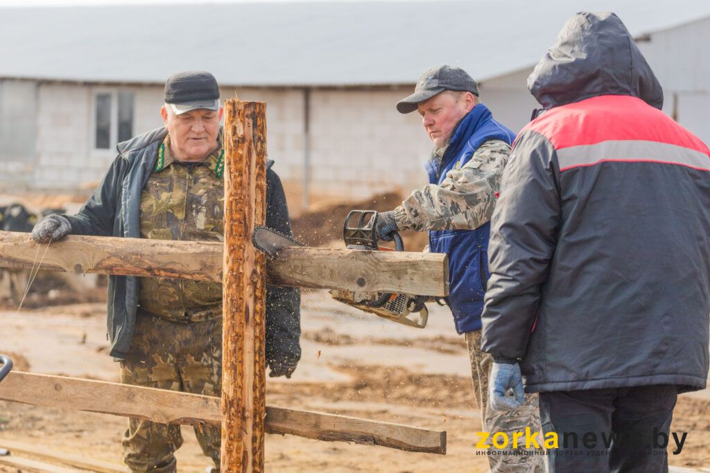 субботник на ферме