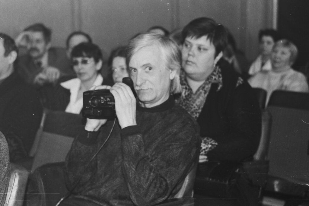 Ретрофото. За работой: видеооператор