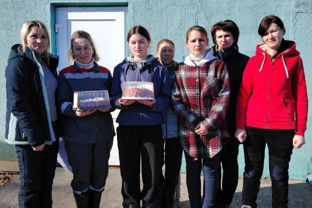 работницы фермы базы им.Котовского