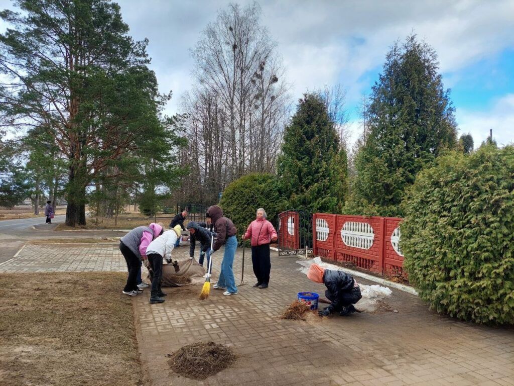 субботник в ТЦСОН